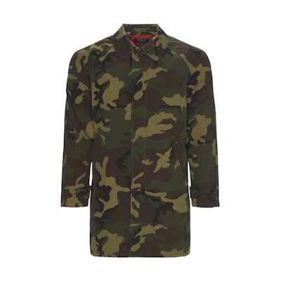 Ralph Lauren Green Camo Print Long Sleeve Polo Jacket 710716249-001