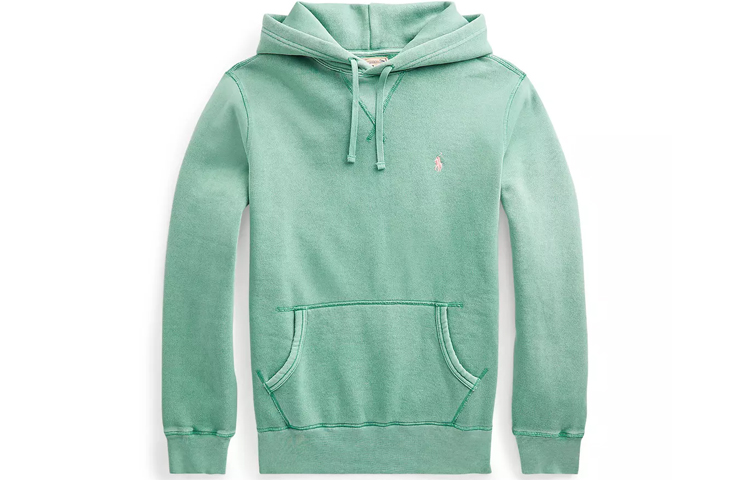 Ralph Lauren Green Hoodie with Embroidered Logo 710793020-009