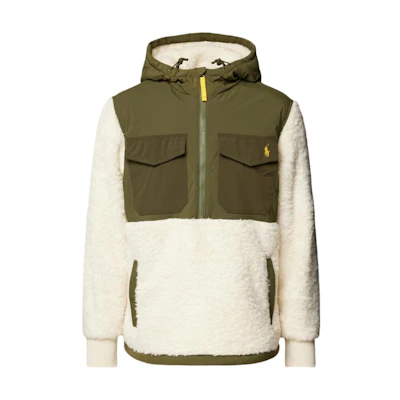 Ralph Lauren Green Patchwork Hoodie Long Sleeve 710880442-008