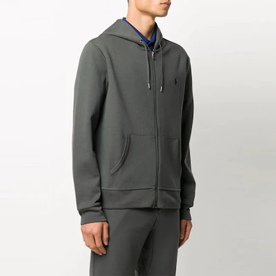 拉夫勞倫綠色刺繡 Logo 拉鍊連帽外套 710652313-046 Purchase 拉夫勞倫綠色刺繡 Logo 拉鍊連帽外套 710652313-046