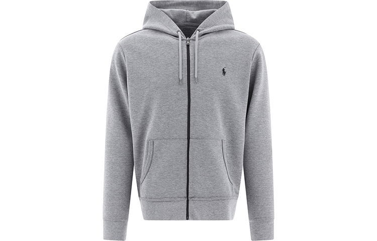 Ralph Lauren Grey Hoodie Jacket with Drawstring 652313-059