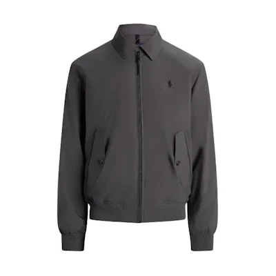 Ralph Lauren Grey Packable Water-Repellent Slim Jacket with Logo Embroidery MNPOOTW16021-298