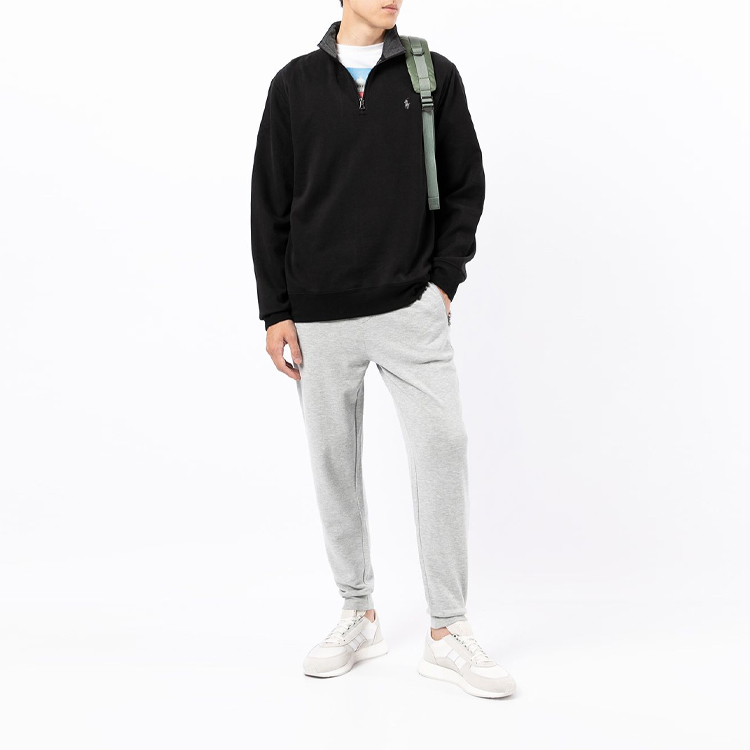 Purchase Sudadera Ralph Lauren Half-Zip Pullover Sólida con Bordado de Logo. 710812963-001