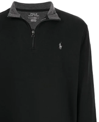 Sudadera Ralph Lauren Half-Zip Pullover Sólida con Bordado de Logo. 710812963-001 1