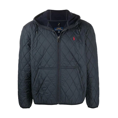 Ralph Lauren Henson Classic Quilted Hooded Jacket Blue 710810214-002