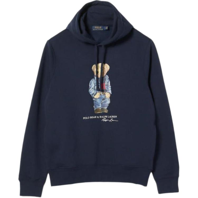 Ralph Lauren Hoodie with Bear Print and Drawstring Design 11-13-0110-770-410