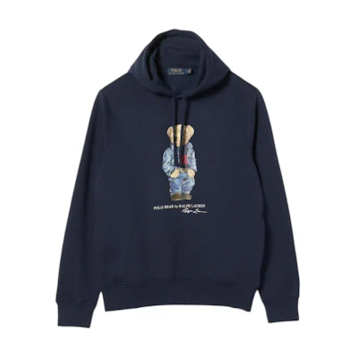 Ralph Lauren Hoodie with Bear Print and Drawstring Design 11-13-0110-770-410