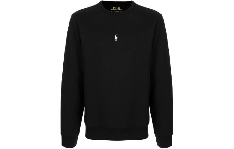Ralph Lauren Iconic Logo Crewneck Sweatshirt Men’s Black 71839E11BLACK