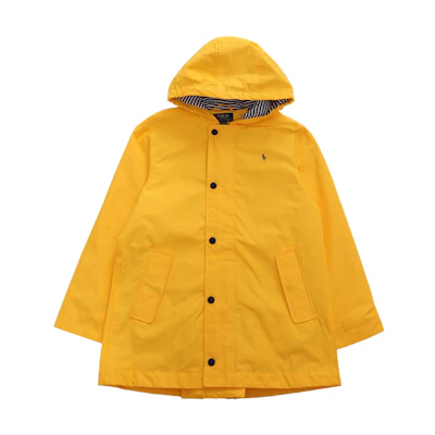 Ralph Lauren Kids Yellow Hoodie Jacket with Logo Embroidery 323888520-001