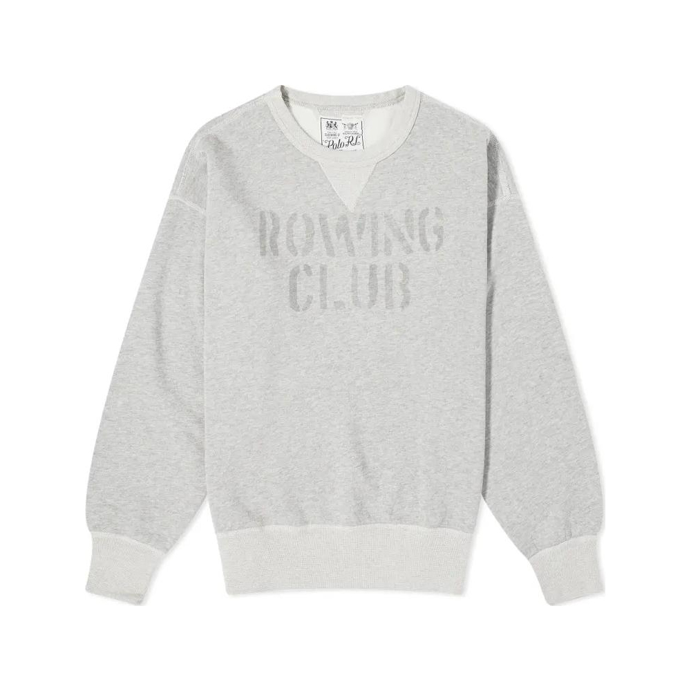 Ralph Lauren Letter Logo Printed Crewneck Sweatshirt Men’s Grey 710934813-001