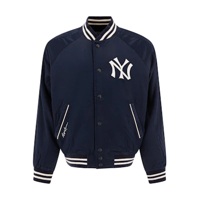 Ralph Lauren Logo Baseball Collar Navy Blue Long Sleeve Jacket 710967439-001