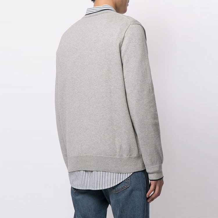 Shop Ralph Lauren Logo 圓領灰色休閒運動衫 710828780-001