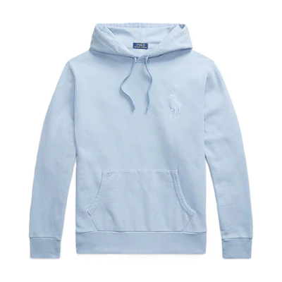Ralph Lauren Logo Embroidered Hoodie Long-Sleeve Blue 710936510-008