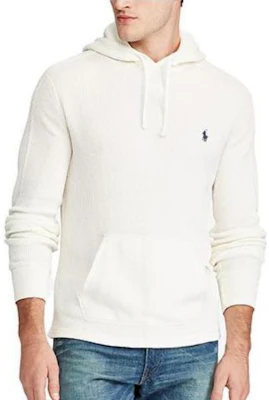 拉夫勞倫Logo刺繡白色連帽長袖衛衣 710767962-002 Lookbook 拉夫勞倫Logo刺繡白色連帽長袖衛衣 710767962-002