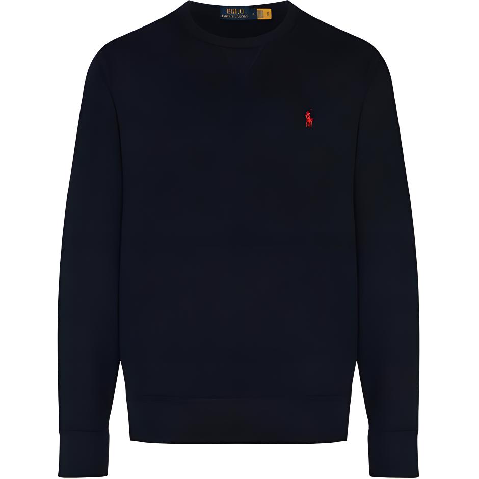 Ralph Lauren Logo Embroidered Pullover Sweatshirt Men’s Blue Casual Comfort 766772-003