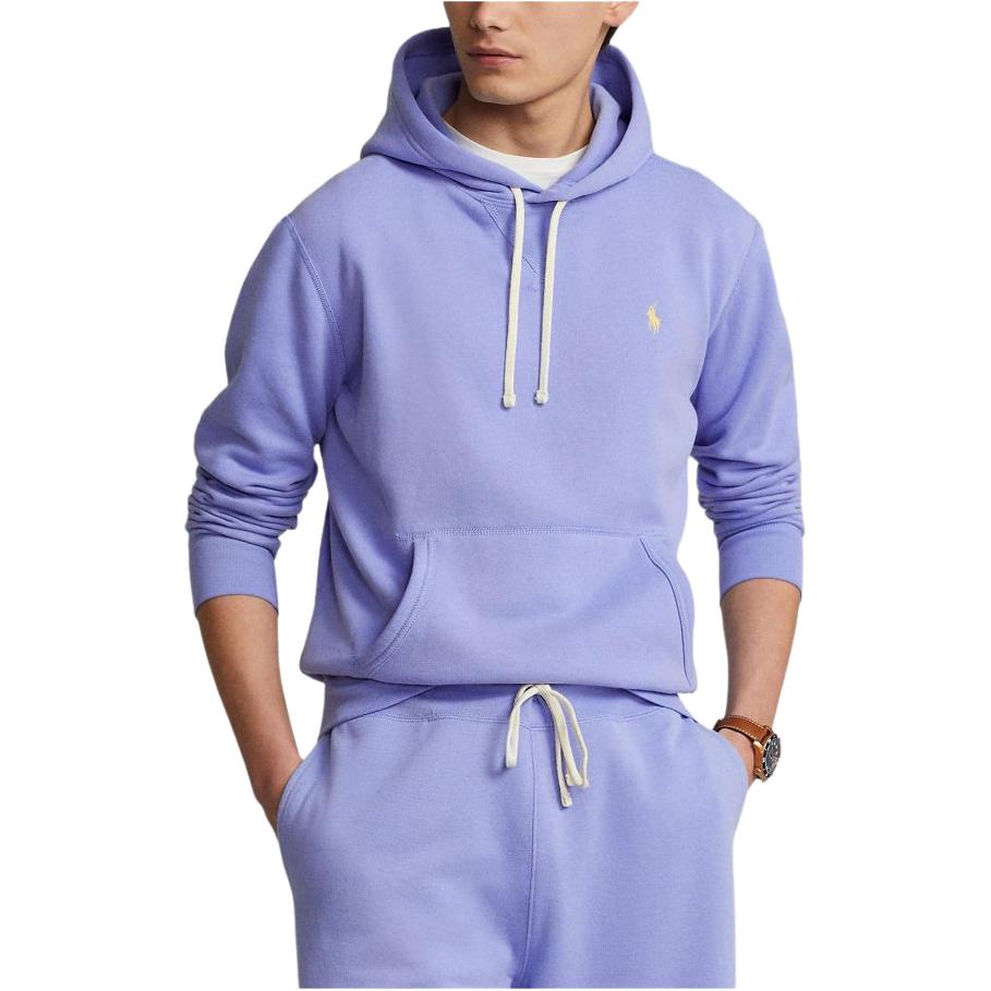 Ralph Lauren Logo Embroidered Solid Hoodie Long Sleeve Light Blue - Men 710838696-044 圖 3