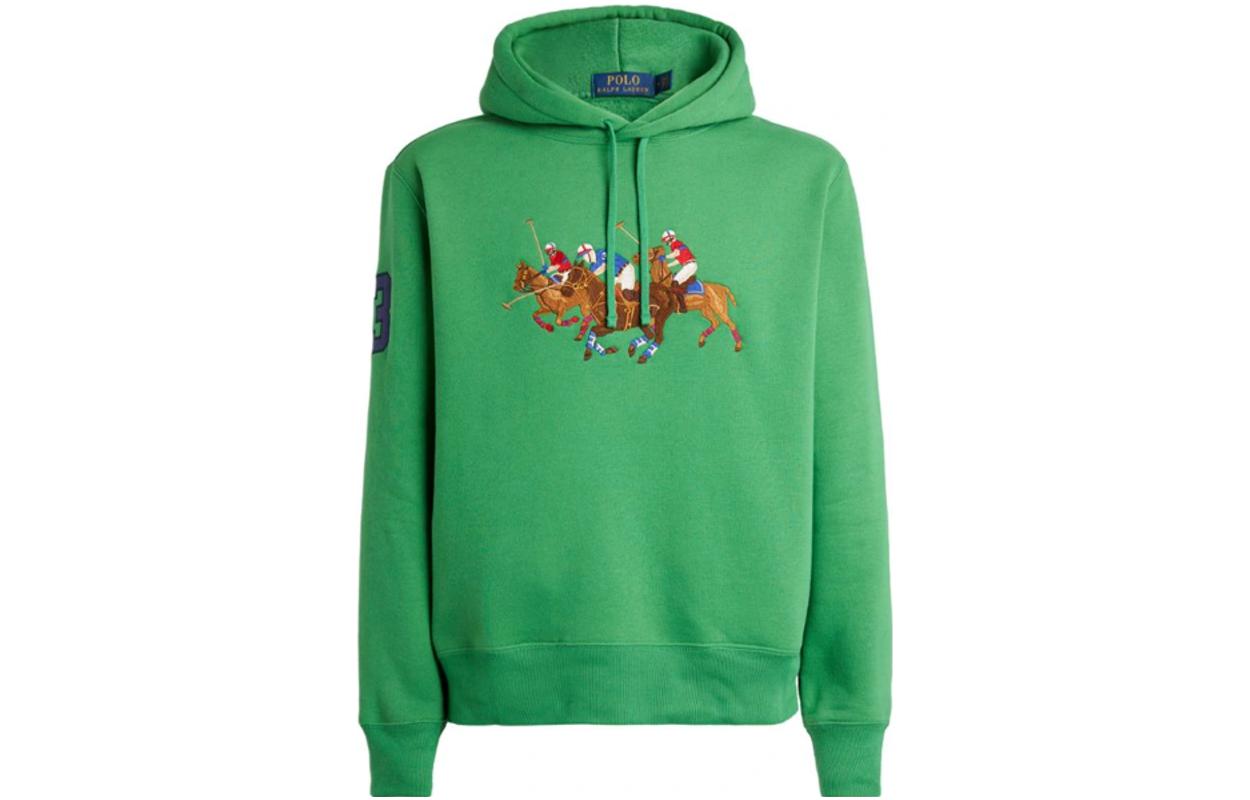 Ralph Lauren Logo Embroidered Sweatshirt Green 710823853-002