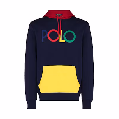 Ralph Lauren Logo Hoodie Unisex Blue 710842894-001