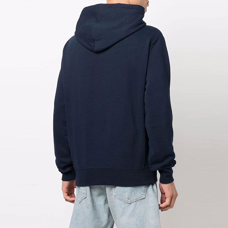 Ralph Lauren Logo Patch Pullover Hoodie - Blue 710850318-001 圖 4