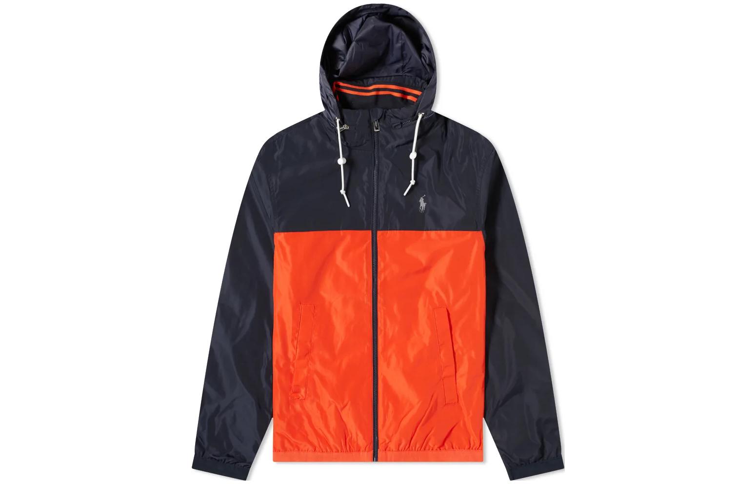 Ralph Lauren Logo Print Colorblock Hooded Jacket Multicolor 710820120-001