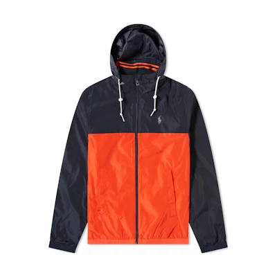 Ralph Lauren Logo Print Colorblock Hooded Jacket Multicolor 710820120-001
