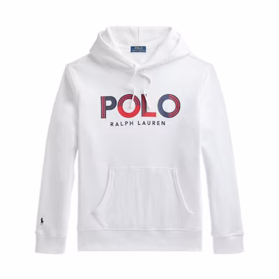 Ralph Lauren Logo Print Crewneck Pullover Sweatshirt White Mens MNPOKNI16821937-100