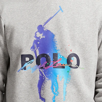 Ralph Lauren Logo Cetak Baju Sweater Leher Bulat Unisex Kelabu MNPOKNI16821865-020 Sizing Ralph Lauren Logo Cetak Baju Sweater Leher Bulat Unisex Kelabu MNPOKNI16821865-020