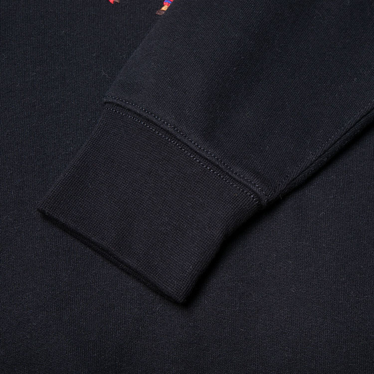 Ralph Lauren Logo Print Embroidered Hoodie Black Long Sleeve 710823853-006 圖 8