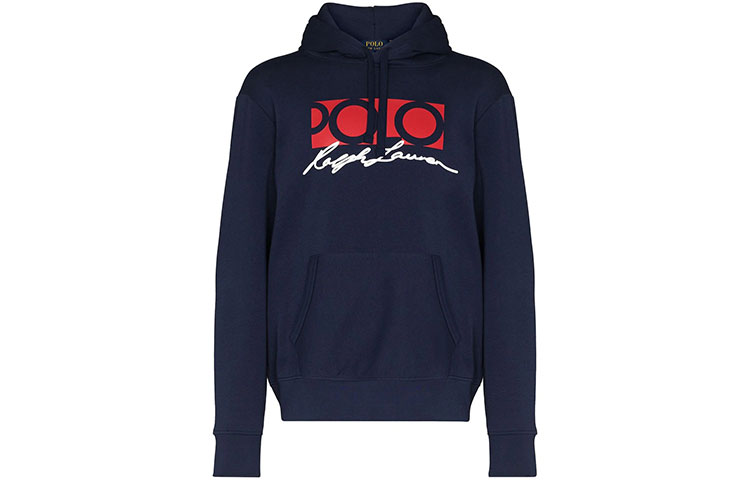 Ralph Lauren Logo Print Sweatshirt Blue 7108433830-012