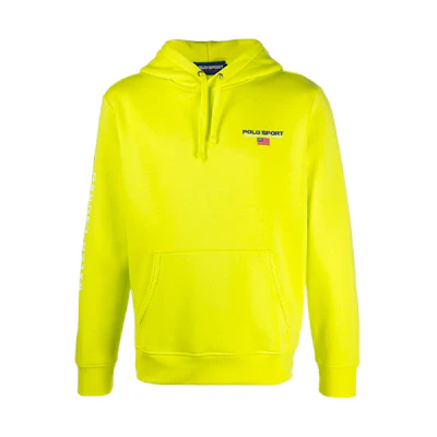 Ralph Lauren Logo Printed Hoodie Yellow 710800486-006