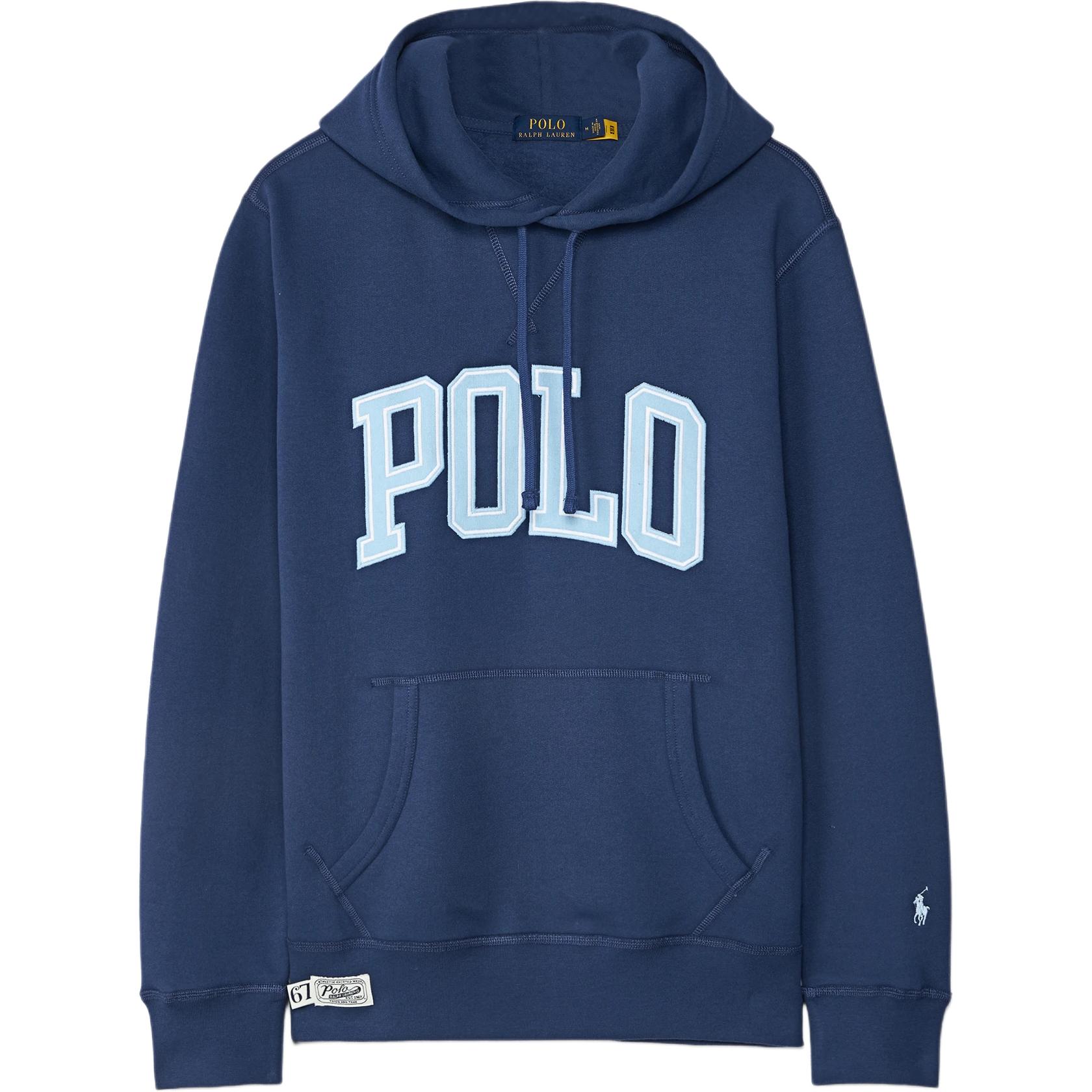 Ralph Lauren Logo Printed Long-Sleeve Sweatshirt Blue 710823897008