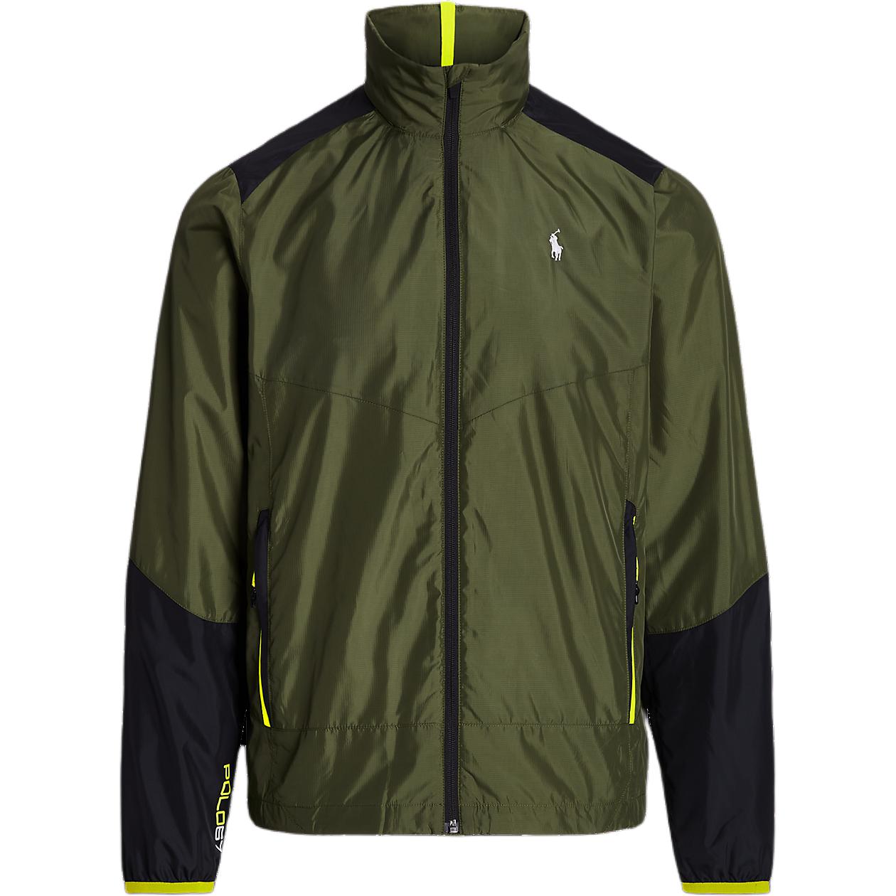 Ralph Lauren Logo Stand Collar Zip Jacket Green MNPOOTW16021072-999