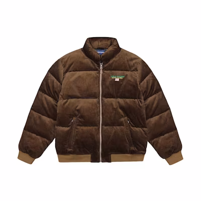 Ralph Lauren Logo Stand Collar Zip Long Sleeve Jacket Men Brown 710849316-002