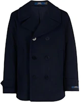 Ralph Lauren Navy Blue Double-Breasted Casual Jacket Long Sleeve 715919467-001 Ralph Lauren Navy Blue Double-Breasted Casual Jacket Long Sleeve 715919467-001