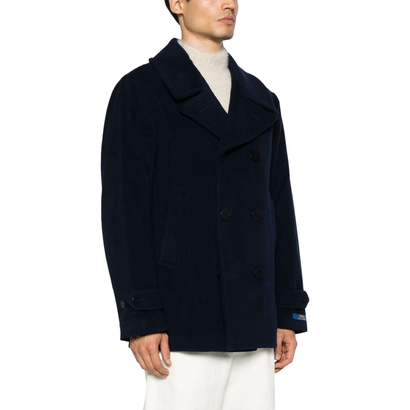 Purchase ラルフローレン ネイビーブルー ダブルブレスト カジュアルジャケット 長袖 715919467-001