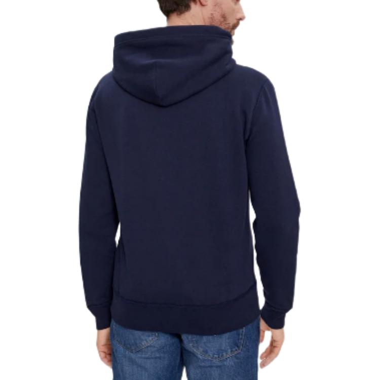 Purchase 拉夫·勞倫海軍藍連帽衫字母印花長袖 710926600-001