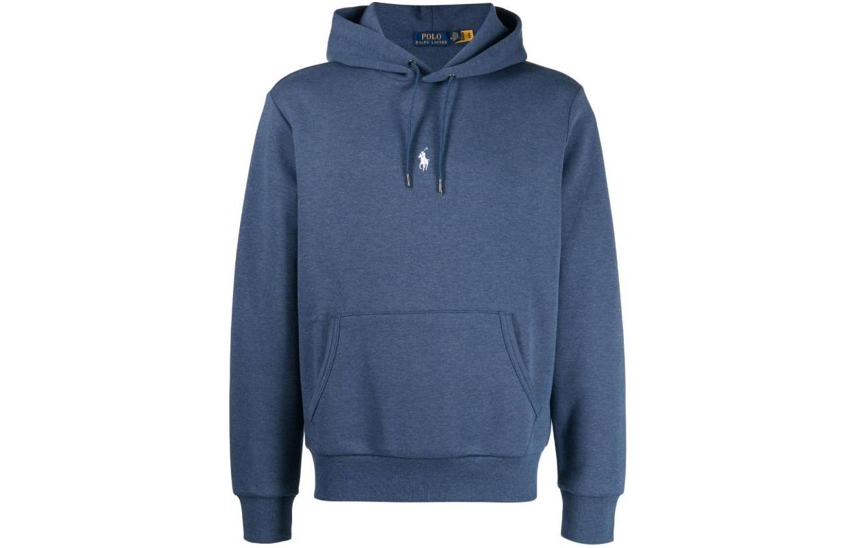 Ralph Lauren Navy Blue Logo Embroidered Loose Fit Hoodie 710881506-025 圖 2