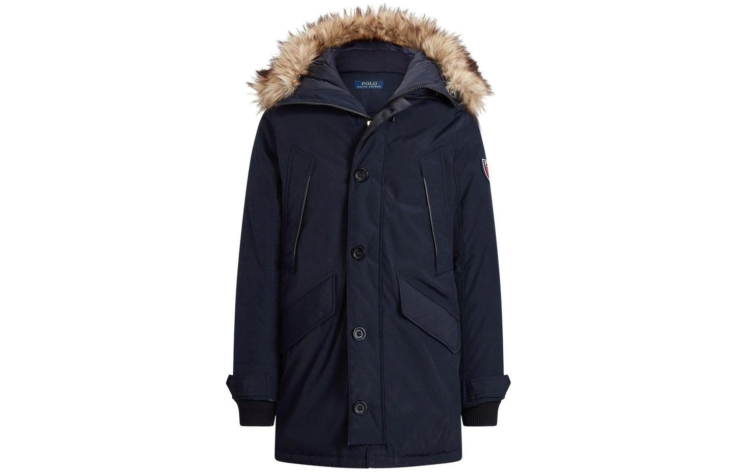 Ralph Lauren Navy Blue Longline Zip-Up Hoodie Jacket 100027303