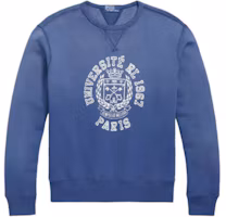 Ralph Lauren Navy Fleece Graphic Logo Crewneck Sweatshirt MNPOKNI16823-562 Ralph Lauren Navy Fleece Graphic Logo Crewneck Sweatshirt MNPOKNI16823-562