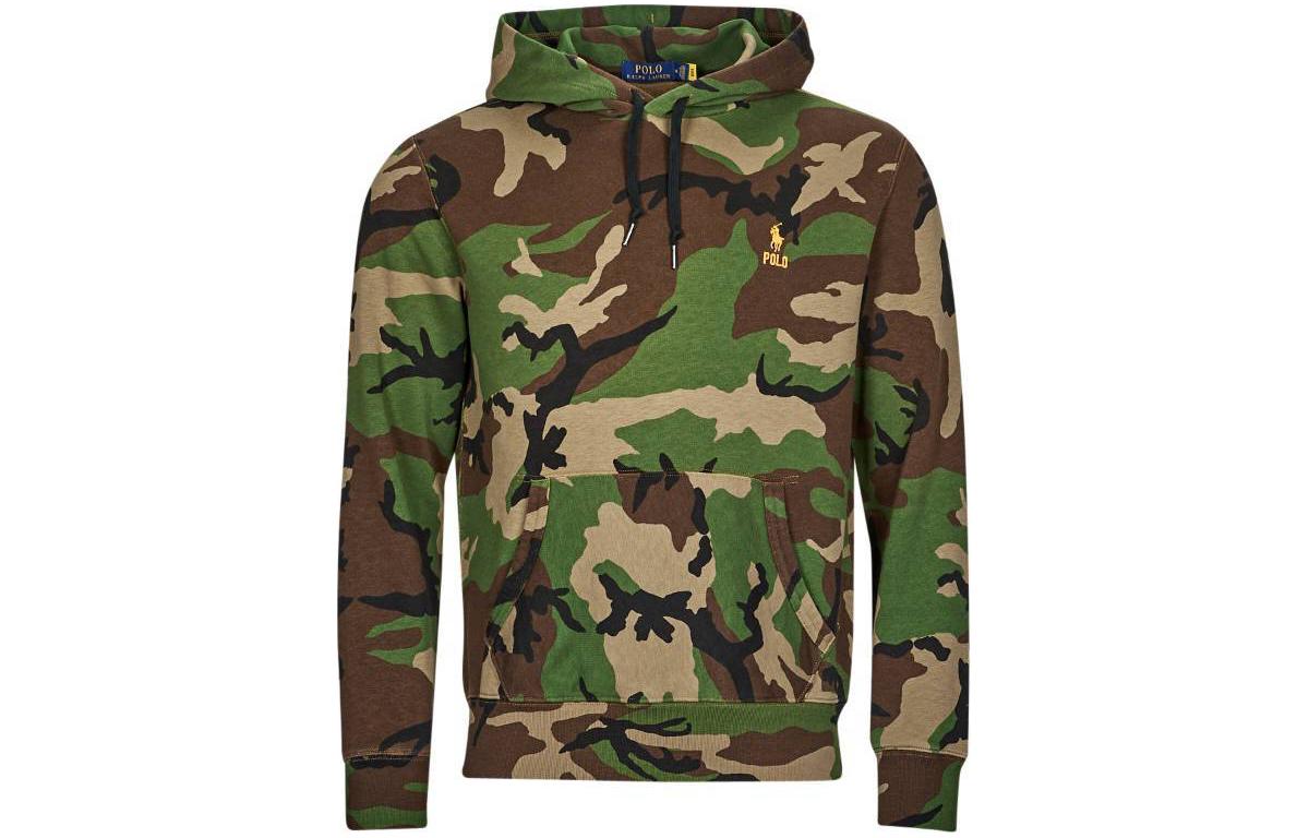 Ralph Lauren Oversized Camouflage Hoodie with Logo Embroidery 710890935-001 圖 2