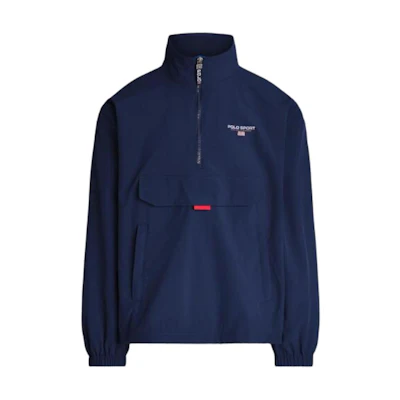 Ralph Lauren Oversized Logo Mockneck Jacket Blue MNPOOTW16021376-410