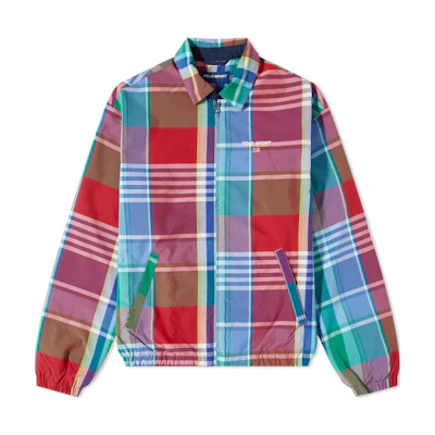 Ralph Lauren Plaid Letter Zip-Up Sports Jacket Multicolor 710858249-001