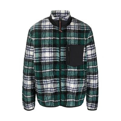 Ralph Lauren Plaid Patchwork Loose Fit Long-Sleeve Jacket Multicolor 710918016-001