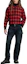 Lookbook Ralph Lauren Plaid Pile Fleece Embroidered Logo Hoodie Red MNPOKNI16823-211