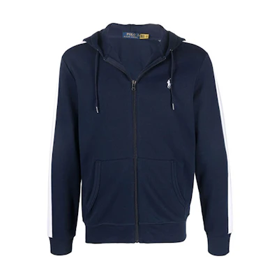 Ralph Lauren Polo Pony Embroidered Fleece Zip-Up Sweatshirt Men’s Blue 710850222-001