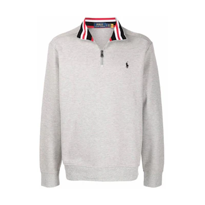 Ralph Lauren Polo Pony Half-Zip Sweatshirt Jacket Men’s Gray 710814477-003