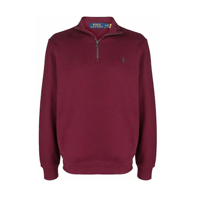Ralph Lauren Polo Pony Pullover Fleece Sweatshirt Red 710849720-007