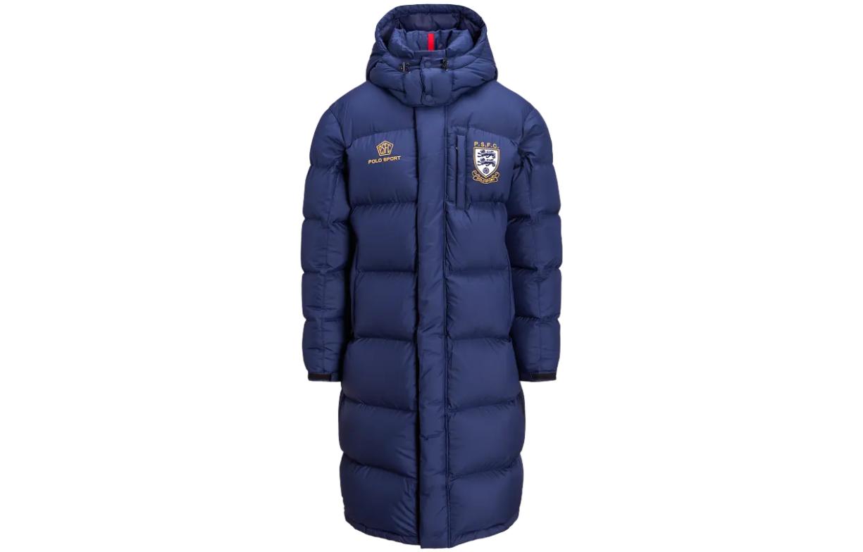 Ralph Lauren Polo Sport Water-Repellent Down Parka Blue Logo Print Jacket MNPOOTW12820-078