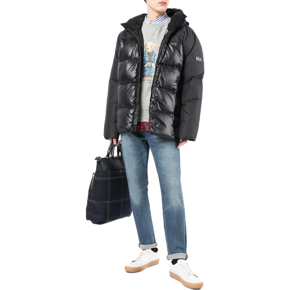 Ralph Lauren Quilted Hooded Long Sleeve Jacket Unisex Black. 784846746003POLO 圖 3