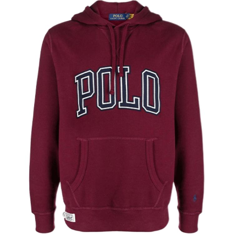 Ralph Lauren Red Alphabet Print Patch Sweatshirt 710823897-005